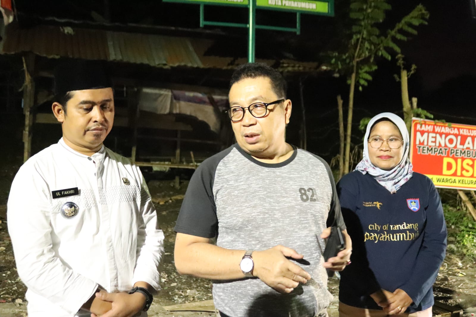 Pj. Wako Payakumbuh Jasman meninjau  kondisi Depo atau tempat penampungan sampah sementara Tanjung Pauh, Kecamatan Payakumbuh Barat